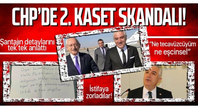 CHPde 2. kaset skandalı! Teoman Sancar şantajın detaylarını anlattı: Ne tecavüzcüyüm ne de eşcinsel!