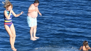 Ece Erken-Şafak Mahmutyazıcıoğlu, Bodrum tatilinde