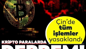 Bitcoin ve kripto paralar için deprem: Çin'de tüm işlemler yasaklandı