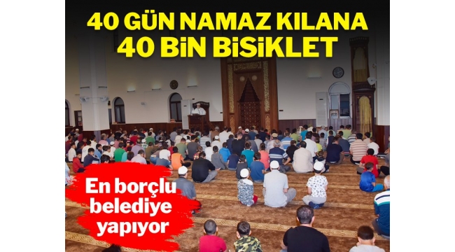 Borçlu AKP'li belediye, sabah namazına giden çocuklara 40 bin bisiklet hediye edecek