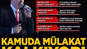 Cumhurbaşkanı Erdoğan madde madde açıkladı! İşte AK Parti'nin Seçim Beyannamesi