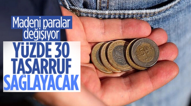 Madeni paraların boyutu küçülüyor 