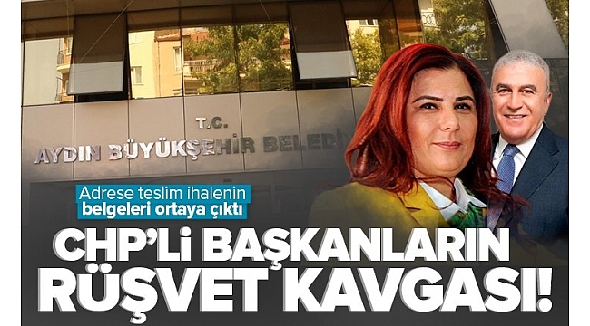CHP'li başkanların rüşvet kavgası! Adrese teslim milyonluk ihale | Belgeler ortaya çıktı.