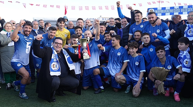 Marmaraereğlisi Belediyespor kupasına kavuştu: 4-2