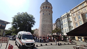 Galata Kulesi'nden düşen kişi yaşamını yitirdi
