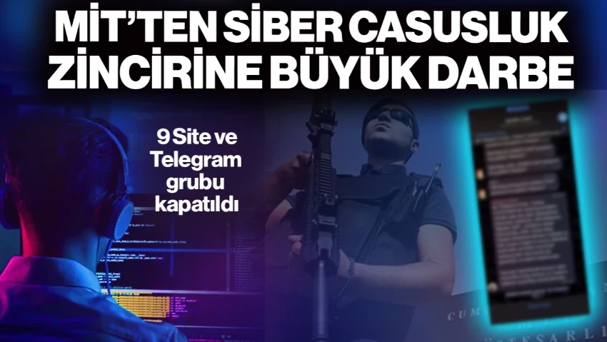 MİT'ten Siber Casusluk Zincirine Büyük Darbe! Ağ Çökertildi, 9 Site ve Telegram Grubu Kapatıldı, Para Transfer Ağı Ortaya Çıktı