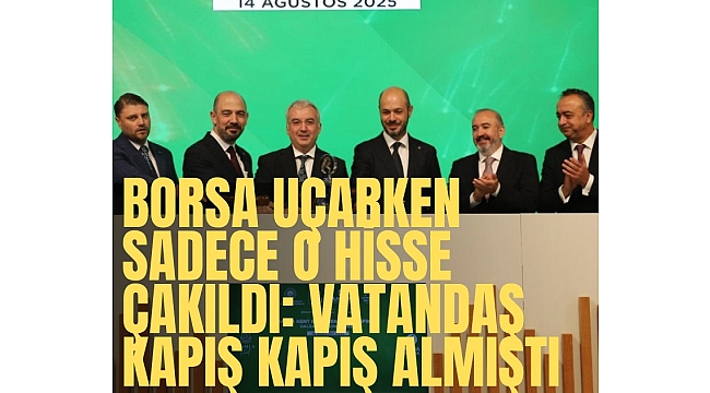 Borsa uçarken sadece o hisse çakıldı: Vatandaş kapış kapış almıştı