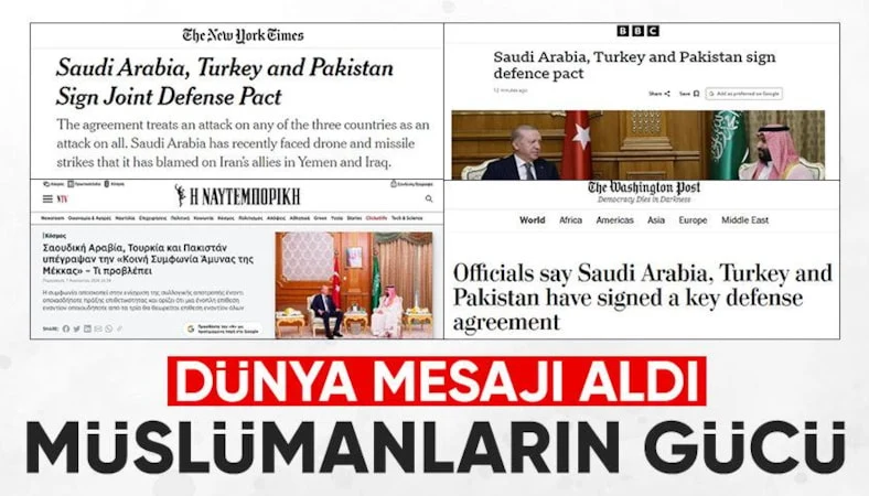Tarihi Mekke Anlaşması dünya basınında geniş yankı uyandırdı
